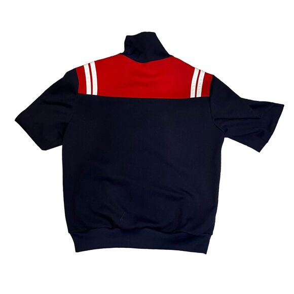 Sergio Tacchini Track Jacket Size 36 Blue Red White Striped Full Zip Embroidered - Picture 2 of 5